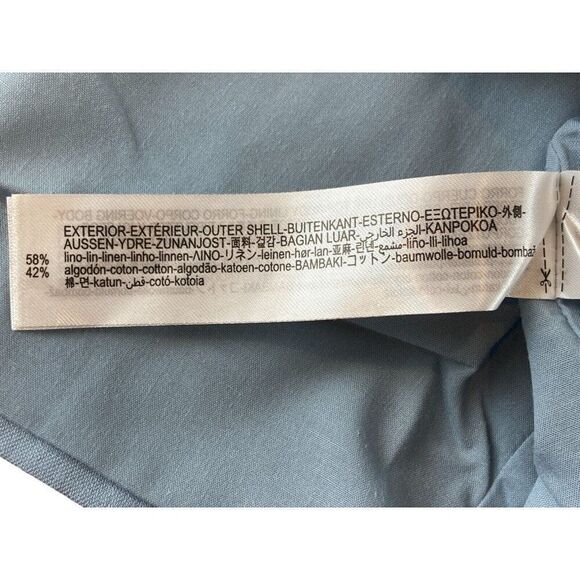 Zara Womens Blazer Suit Jacket XS light Blue Cropped Lined 5427/825 NWT - Picture 10 of 12